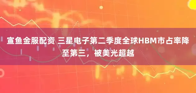 宣鱼金服配资 三星电子第二季度全球HBM市占率降至第三，被美光超越